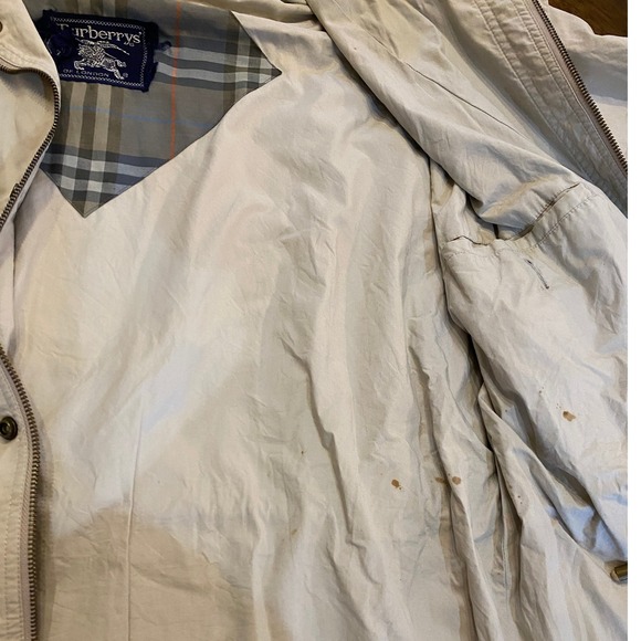 Burberrys of London Hooded Rain Coat Lightweight Jacket‎ Beige Size M |G1 - Picture 6 of 9